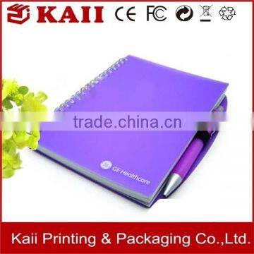 custom size and printing design paper notebook, paper notebook manufacturer in China