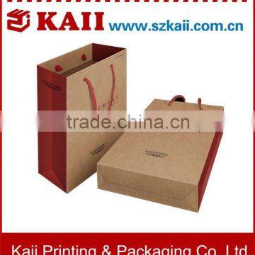 Eco-friendly Kraft Paper Bag Recycle Customized Kraft Paper Bag in China