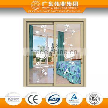 Home furniture standard sliding glass door size