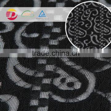 Factory in Stock Indian Lace Embroidery Eyelash Lace Fabric for Dress