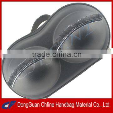 CFBCD3-00110 PU covered EVA hard shell protective bra travel case