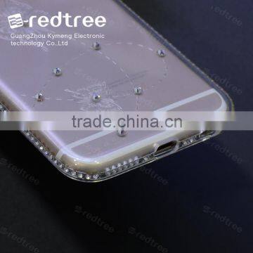 2016 Diamond Transparent Soft TPU High-end Phone Case for Iphone 6s 6plus 7 photo-4