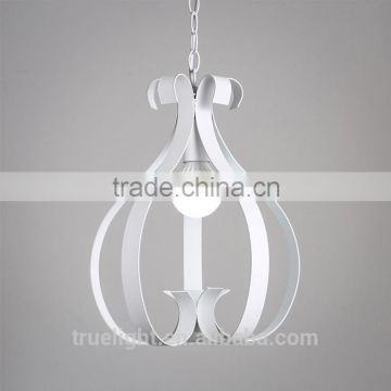 morden white pendant lighting with slab belt for shop decor china supplier