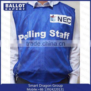 China Mesh Polyester Fluorescent Fabrics Custom Reflective Safety Vest in Competitive Price photo-2