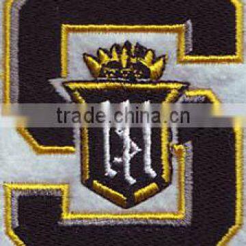 Laser cut blank sew on embroidery letters design custom emrbroidered patches for hat/clothes