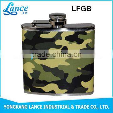 Best selling customer logo printing 5oz pocket flasks