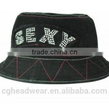 wholesale bucket hat/ custom bucket hat/ black bucket hat