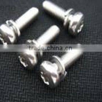 stainless steel combination machine screw