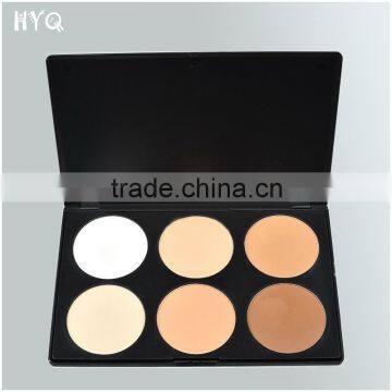 Good selling 6 colors Contour Shading Face Powder Makeup Concealer Palette Foundation