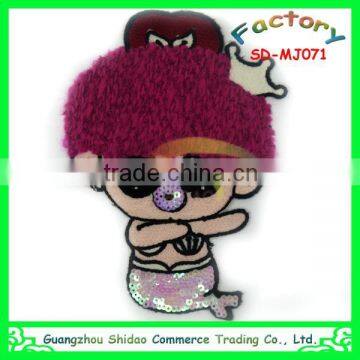 Embroidery cute pig chenille embroidery patch