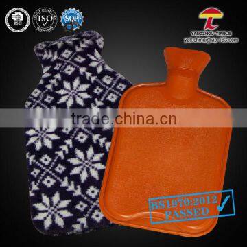 floral pattern bs natural rubber hot water bag cover