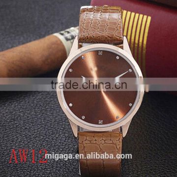 2014 new and popular design mens watch,black leather retro mens watches,ultrathin mens watch