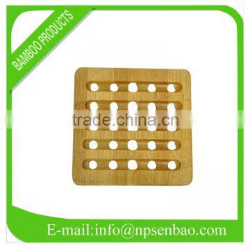 Square bamboo table mat