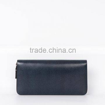 Genuine Leather Men Wallets Business Card Holder Coin Purse Men's Long Zipper Wallet Leather photo-6