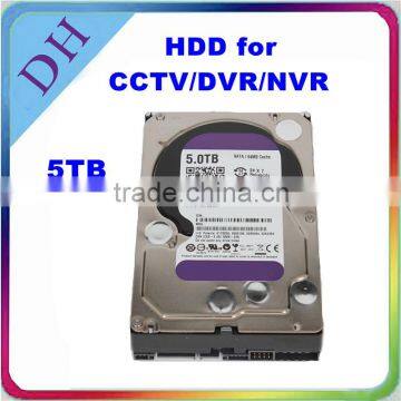 [hdd 3.5 sata 5tb] original latest hard drive/ hard disc, sata 3.5inch internal hard disk 5TB for dvr/ nvr/ cctv