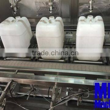 MIC-ZF4 4 Heads Weighing Type Automatic Bottle Filling Capping Labeling Machine photo-3