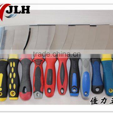 TPR+PP Hand Putty Knife / Stainless Steel Blade Spatula