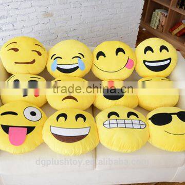 Hot Sale Soft plush emoji pillow stuffed toys Wholesale