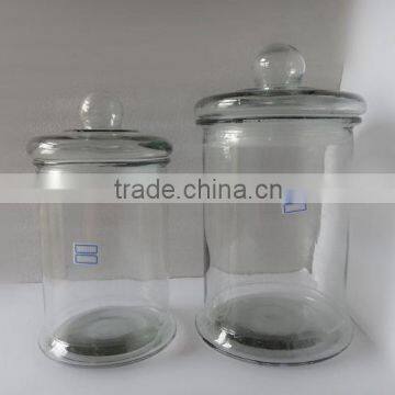 Hot sales glass storage canister jar