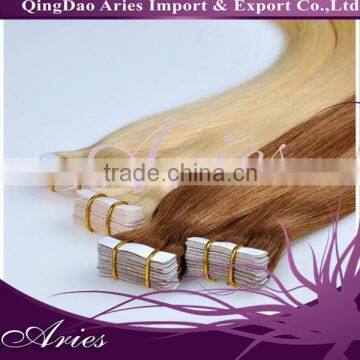 Best Quality Vrigin European Human Hair Tape Hair Extensions Wholesale Prices