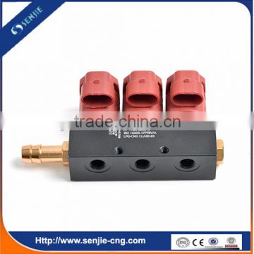 3cyl cng injector rail nozzle for cng car truck