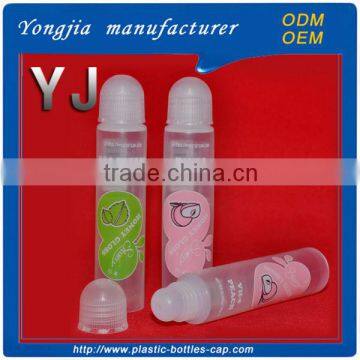 10 g plastic lipgloss tube for cosmetic package