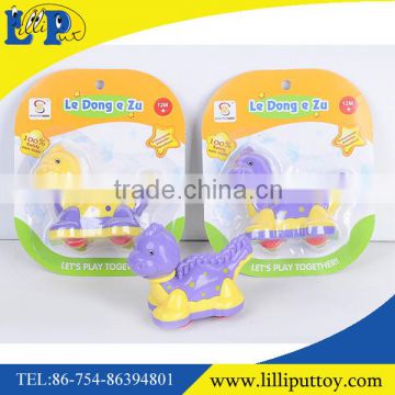 New design friction plastic dinosaur car toy