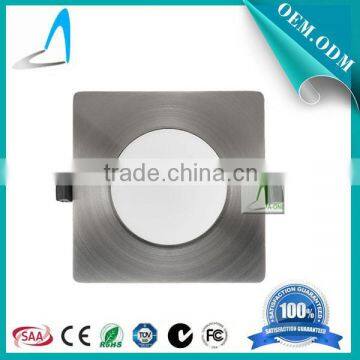 Dongguan square led downlight (DL50-10W-850lm) & silver finished dimmable led downlight