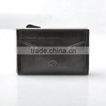 high-quality new style RFID blocking leather men's rfid wallet -Coin card holder