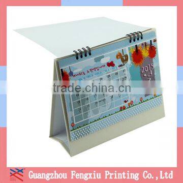 Offset Printing 2016 New Design Spiral Binding Paper Custom Table Calendar Wholesale photo-3