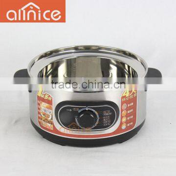 New Design Stainless Steel Lid Electric Steamer,inner Pot,outer Shell Cylinder Rice Cooker photo-6