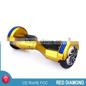 2 Wheel 8" self balance scooter gold smart custom hoverboard Flash B3