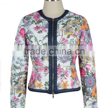 Women's Collarless Padded Jacket. photo-2