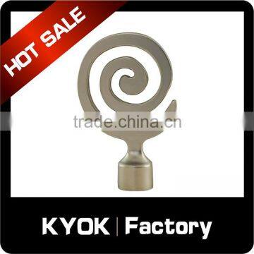 KYOK 2016 Classic Flexible Curtain Finial and Decorative Crystal Curtain Finials