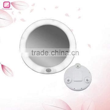 LED suction cup mirror lighted wall mirror