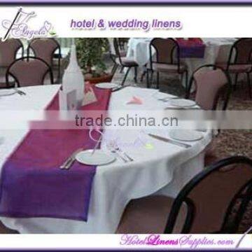 violet organza wholesale table runners for wedding table decorations