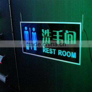 Led Glow Sign Boards Toilet Led Light Sheet