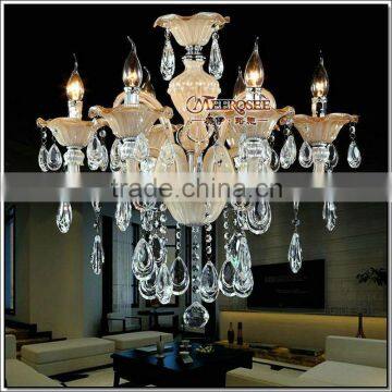 Free Shipping European Flower Crystal Chandelier Light Chandelier Luster Lamp Meeting Room, Lobby