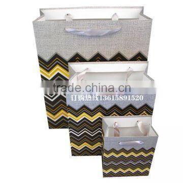 High quality luxury paper shopping bag, brown paper bag