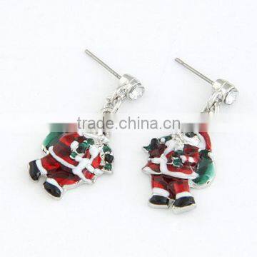 santa earring Christmas motif ornaments santa claus wholesale earring 2013 new