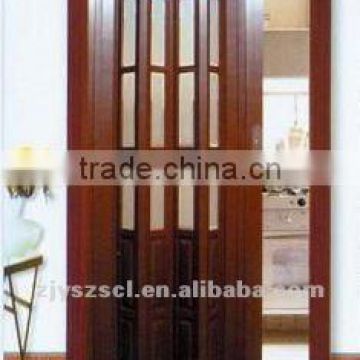 PVC glass folding door