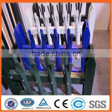 High Quality palisade /palisade fence /2.0m high W section metal steel palisade fencing ( 30 years professional factory)