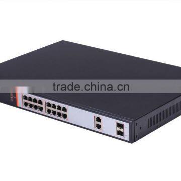 Hot Selling 16 Port PoE Switch 2 Gigabit Combo Port IEEE802.3 af /at Standard photo-5