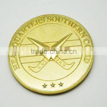 promotional custom imitaion gold souvenir coin