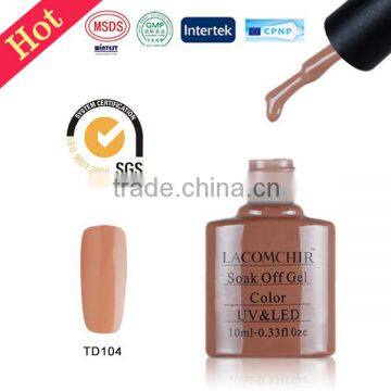 2015 LACOMCHIR rich colors gel polish ,low price nail polish ,uv gel