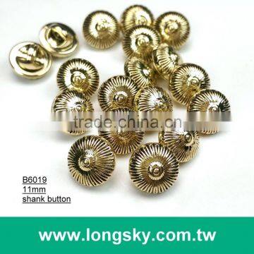 (#B6019/11mm) anthentic plated plastic small buttons for dress shirt from Taiwan