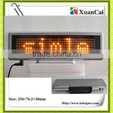 Yellow P6-7*35Y indoor mini LED indoor signs