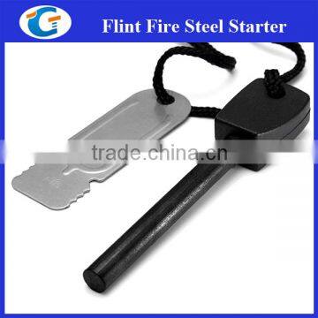 8mm solid fire steel rod camping fire starter