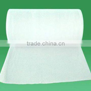 PET impregnating nonwoven fabric for disposable supplies