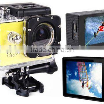 Hot Selling sport camera 1080P full hd action camera for camp outdoor